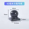 Acessórios para Cabeça de Coluna de Ferro Forjado, Bolas Decorativas para Guarda-corpo, Cabeças de Coluna para Tubo Quadrado, Tampas de Bola para Tubo Redondo e Quadrado 40/50/60/80/100/