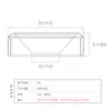 Arandela de tornillo avellanada cóncava de aleación de aluminio de colores, anillo de junta anodizado azul cielo m2m2.5m3m4m5m6