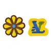 Patches Decorativos de Bordado com Fio de Crochê Flor Artificial para Capas de Celular, Sapatos e Chapéus - direto do fabricante, com envio rápido