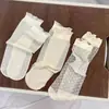 Calcetines de Verano, Calcetines Cortos de Seda Helada, Calcetines Ultrafinos sin Talón, Ribete de Encaje, Calcetines de Malla para Mujer de Verano Lolita Absorbentes de Sudor