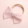 Inverno Novo Bebê Malha Lã Arco Faixa de Cabelo Bonito Bebê Handmade Jacquard Headband Super Soft Headwear