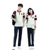 Roupas de Casal para Fotos de Formatura Outono e Inverno Fatos de Manga Curta Uniformes de Turma para Alunos do Ensino Médio e Fundamental Fatos para Reunião Esportiva Conjunto de Três Peças 2026