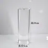 Columna Quadrada Transparente de Acrílico Suporte de Cristal Modelo de Brinquedo Suporte de Exibição Cosméticos Joias Cerâmica Antiga Suporte de Base