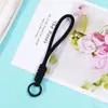 Fabricante de acessórios de cordão de nylon trançado em cores de macaron, acessórios de chaveiro DIY para câmeras e garrafas de água