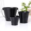 Decoração de Casa Artesanato de Metal Mini Balde Pequeno de Ferro Lata Criativa Vaso para Planta Suculenta Flor Vaso de Armazenamento de Mesa