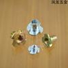 Conector de incrustación de madera con tuerca de cuatro garras M6MM8 herrajes para muebles clavo de flor de ciruelo de golpe inverso encabezado en frío clavo de cuatro garras