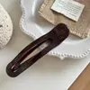 Pinza de Pato Simple Grande con un Diseño Elegante y Versátil para Peinados Recogidos, Pinza Gruesa de Acetato de Alta Gama para el Cabello