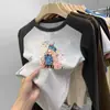 Camada Base de Fleece para Meninas Estilo Outono/Inverno 2026 Cor Blocada Infantil Manga Longa Top Interno para Crianças em Idade Escolar Camiseta Quente