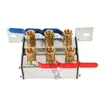 Colector de distribución de agua para máquina de moldeo por inyección, distribuidor de agua de refrigeración para molde, portador de agua de doble fila para suministro y drenaje de agua, colector de drenaje de agua combinado, otros