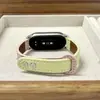 Adecuado para Xiaomi Mi Band 10/9/8Nfc Apple Watch Moda Elegante Doble Hebilla Cuero Simple Clásico Correa Pro