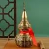 Cabaça Aberta de Latão Casa Sala de Estar Escritório Oito Imortais Riqueza e Fortuna Caractere Cabaça de Cobre Artesanato de Metal