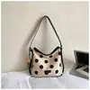 Bolsa de Bolinhas para Mulheres 2026 Nova Moda de Verão Tendência Bolsa Tote para o Dia a Dia Grande Capacidade Bolsa de Ombro Transversal Saco