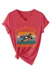 Por favor, sea paciente con el sitio independiente de Amazon para camisetas casuales de manga corta con cuello en V para mujer