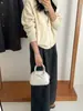 Bolso bandolera pequeño ligero hecho a medida para mujer, bolso de mano de moda de alta gama, mini bolso lindo con lazo