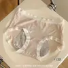Ropa Interior Menstrual de Modal para Mujer, de Cintura Media, Sin Costuras, Transpirable, Antifugas, Bragas Menstruales con Función Antifugas Descripción