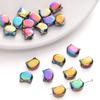 10 cuentas mágicas de cristal de 8 mm con forma de cabeza de gato, hechas a mano, para pulseras, collares, accesorios, cuentas sueltas