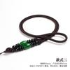 Pingente de Jóias Pei de Jade Vermelho do Sul Esmeralda Tecido Grosso Feito à Mão Cordão Corda de Colar de Jade Cera de Abelha Jade Hetian Fivela da Paz