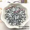 Pedrería de color SS30 de fondo plano 6.5 mm redonda de color mixto para decoración de uñas, decoración de fundas de teléfono, kit de material DIY, cadena de hierro
