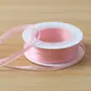 Cinta de poliéster doble cara encriptada de 3 mm para accesorios para el cabello hechos a mano, tocados, moños y empaque de cajas de regalo
