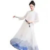 Ropa de Mujer Guofeng 2025 Ropa de Té Ropa Zen Hanfu Mejorado Cheongsam Nuevo Estilo Chino Falda Zen Fresca