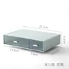 Caja de Almacenamiento Transparente Tipo Cajón para Papelería de Escritorio, Manualidades con Cuentas, Cosméticos y Artículos Varios de Oficina de Escritorio con Múltiples Compartimentos para Organización
