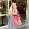 Bolso de Hombro a Cuadros Estilo Perezoso Nuevo para Estudiantes, Bolso de Clase de Gran Capacidad, Bolso Cruzado Ajustable Versátil Casual Ins