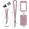 Porta Credencial Colgante de Cuello con Clip Retráctil de Fácil Extracción para Control de Acceso, Credencial de Estudiante, Identificación, Tarjeta de Autobús y Metro