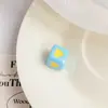 Contas Acrílicas Soltas em Formato de Coração Coloridas Macaron Materiais para Miçangas Artesanais DIY Acessórios de Contas Quadradas com Furo