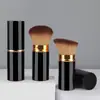 Popular brocha de maquillaje retráctil portátil, brocha para colorete Cangzhou, brocha para polvos, brocha para polvos sueltos, herramienta de maquillaje multifuncional en stock