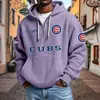Sitio Web Independiente Transfronterizo Moda Masculina Nueva Más Vendido Bolsillo Múltiple Cremallera Nueva Sudadera Comercio Exterior Sudadera de Moda Serie NFL