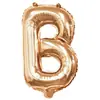 Versão Americana Tamanho Slim Letras Maiúsculas do Alfabeto Inglês Decorativas Az Balão de Folha de Alumínio Decorativo de Letra Az 16 polegadas Aniversário
