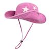Chapéu de Montanhismo de Cowboy Ocidental Retro Europeu e Americano para Mulheres Primavera e Verão Viagem ao Ar Livre Protetor Solar Protetor Solar Chapéu de Pescador Maré