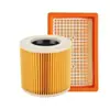 Adecuado para Aspiradora KARCHER Karcher Accesorios Cartucho de Filtro A2004 A2054 WD2.250 Malla de Filtro Filtro