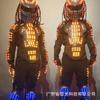 Armadura Luminosa LED Guerrero de Hierro Ropa Alienígena Colorida Ropa Vino Bar KTV Ropa para Actuación Escénica Robot