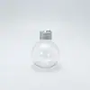 50ml 100ml 150ml 200ml plástico PET tapa de anillo botella redonda botella tipo bulbo botella de decoración navideña