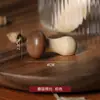 Porta-canetas de Porcelana Suporte para Colher Enfeites Madeira Maciça Yuanbao Camada Cogumelo Palitos Japoneses Fofos Suporte Pequeno Tronco Palitos de Uso Duplo 1 Suporte