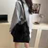 Comércio Exterior 2025 Estilo Coreano Nova Chegada Saia Plissada Bolsa Tote de Grande Capacidade Estilo Preguiçoso Casual Simples Bolsa de Lona