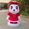 Disfraz de Muñeco de Dibujos Animados de Alta Gama Traje de Muñeco Caminante Mascota con Casco con Imagen de IP Corporativa para Niños y Niñas