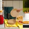 Papel para Freidora de Aire Transfronterizo Certificado por la FDA Bandeja para Pizza Resistente a Altas Temperaturas Papel de Aceite de Silicona 50 Piezas