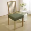 Nueva funda universal para silla de cuerno de vaca, funda elástica de jacquard engrosada para silla de comedor, funda de asiento para uso en restaurante y hogar, funda simple para taburete