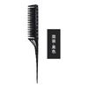 Pente de Cabelo de Três Fileiras para Penteados, Pente para Desfiar, Pente de Cauda, Pente para Modelar o Cabelo, Escova de Cabelo com Dentes Internos Densos e Design de Dentes Altos e Baixos