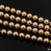 Cristal de Cristal Austríaco Shijia Pérola com Furo Pérola de Bronze Pérola de Bronze 295 Contas Soltas de Bronze DIY
