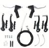 Kit de Freio V-Brake para Bicicleta de Performance de Novo Produto Transfronteiriço, Conjunto de Freio de Alumínio V-Brake para Bicicleta de Estrada, Conjunto Completo de Freio V-Brake