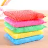 Esponja de Cocina Colorida para Lavar Platos Estropajo Paño de Limpieza Engrosado Paquete de 4