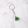 Chaveiro Pingente Árvore de Natal de Cristal Novo Transfronteiriço Pingente de Bolsa Acessórios de Presente de Natal Chaveiro