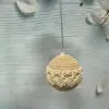 Decoração de Árvore de Natal de Novo Produto Transfronteiriça Decoração Feita à Mão Presente Pendurado Corda de Algodão Bola de Natal Pequeno Pingente Pingente de Atmosfera Festiva