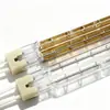 Tubo de lámpara de calentamiento infrarrojo de onda corta, lámpara de calentamiento infrarrojo de tubo doble con recubrimiento blanco, lámpara infrarroja de tubo doble con recubrimiento dorado, lámpara IR
