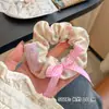 Diadema Rosa de Oso Dulce y Linda Diseño de Nicho Elegante Estilo Coreano Tocado Accesorios para el Cabello Cola de Caballo Elegante de Moda para Mujeres