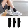 Calcetines de primavera y verano para mujer Zhuji, calcetines blancos para posparto, calcetines sin costuras estilo japonés, calcetines hasta la pantorrilla, calcetines de media pantorrilla para mujer al por mayor