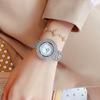 Poesía Gaudi moda europea personalidad reloj de diamantes completos temperamento femenino alto sentido de diamantes correa de cuarzo Reloj para mujer al por mayor